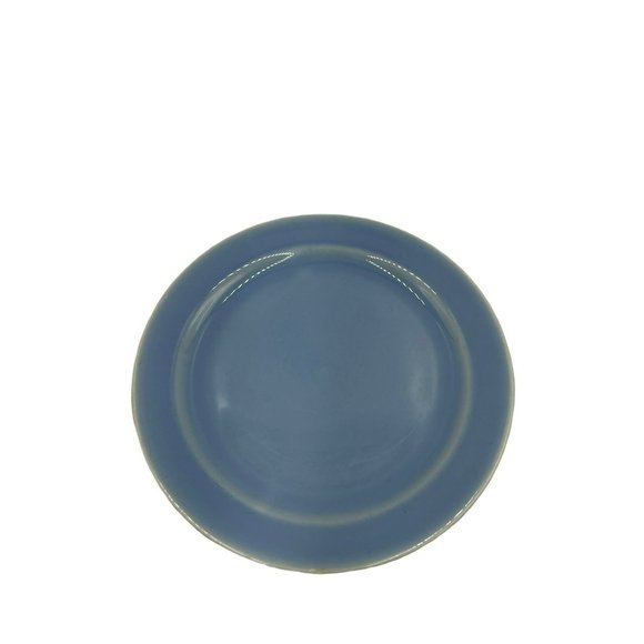Vtg LuRay Pastels Pale Blue Salad Dessert Plate 6.5" Made in USA 50s Home Decor - Picture 1 of 3